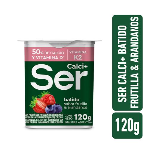 Yogur Calci+ Batido Frutos Rojos SER 120gr