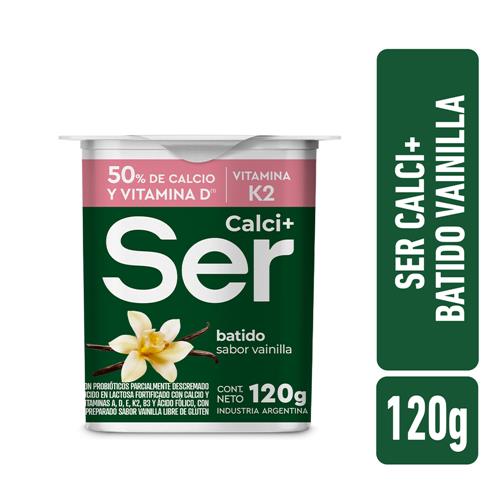 Yogur Batido Sabor Vainilla SER Calci+ 120g