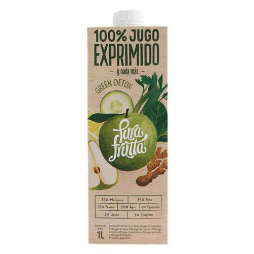 Jugo Organico Green Detox PURAFRUTTA 1l