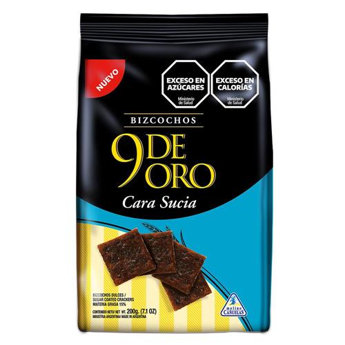 Bizcochos Cara Sucia 9 De Oro 200g