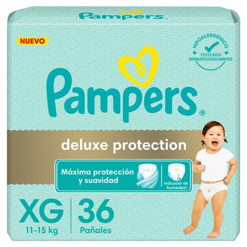 Pañales PAMPERS Deluxe Protection Talle Xg 36 Un