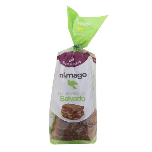 Pan De Mesa Con Salvado Mimago 360g