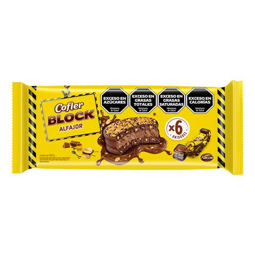 Alfajor Relleno Mousse Y Mani Cofler 244.2g