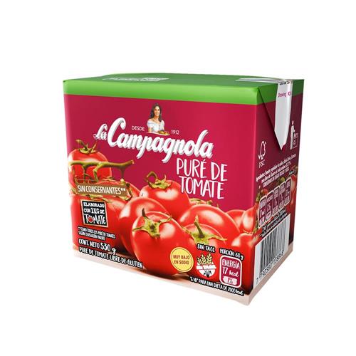 Puré De Tomate La Campagnola 530g