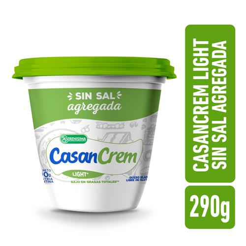 Queso Light Sin Sal Agregada CASANCREM 290gr