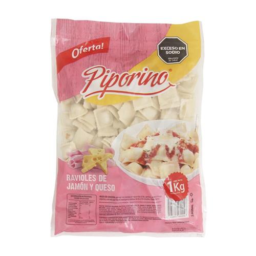 Ravioles Jamon Y Queso Piporino 1kg