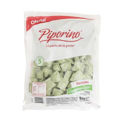 Ravioles Espinaca Y Queso Piporino 1kg