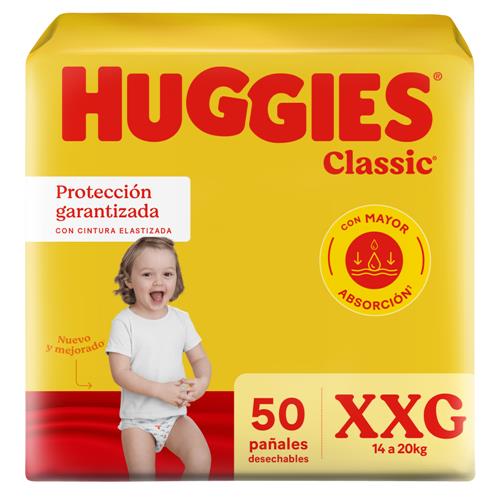 Pañales HUGGIES Classic Xxgx50