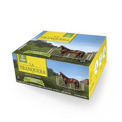 Mate Cocido Suave La Tranquera 50u 125g