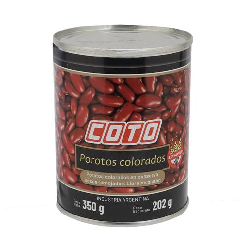 Porotos colorados COTO 350g