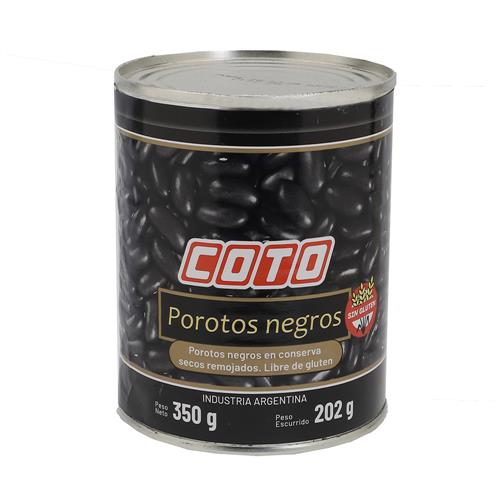 Porotos negros COTO 350g