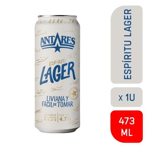 Cerveza Lager ANTARES 473ml