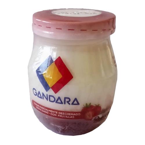 Yogur Entero Colchon De Frutillas Gandara 200g