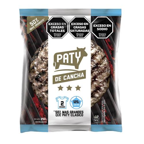 Hamburguesa De Cancha Paty 250g