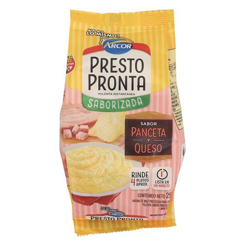 Polenta Panceta Y Queso Presto Pronta Paq 250 Grm