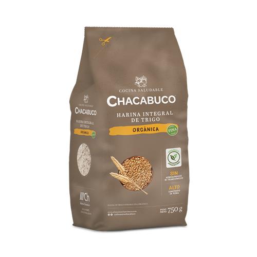 Harina Orgánica Integral De Trigo CHACABUCO 750g