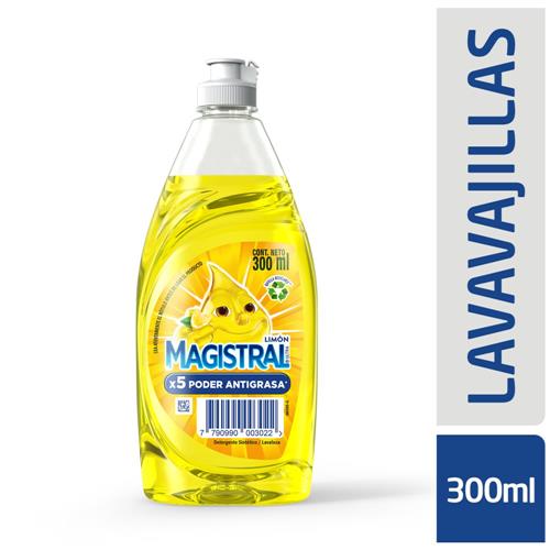 Detergente MAGISTRAL Ultra Limón Botella 300ml