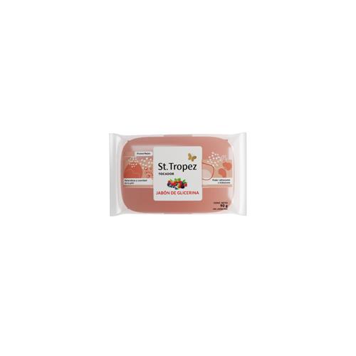 Jabón Glicerina Frutos Rojos St.Tropez 90g