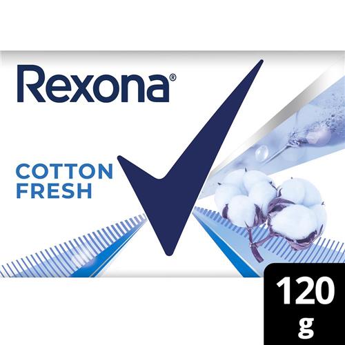 Jabón Tocador Cotton Fresh Rexona 120g