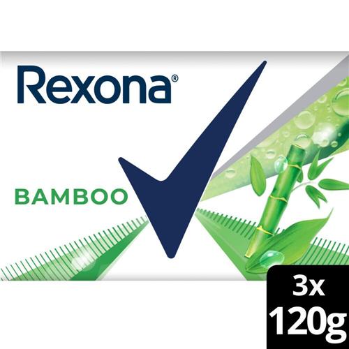 Jabón Tocador Bamboo X3 Rexona 360g