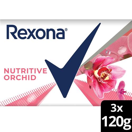 Jabón Tocador Orquideas X3 Rexona 360g