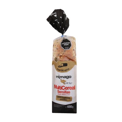 Pan De Mesa Multicereal Mimago 650g