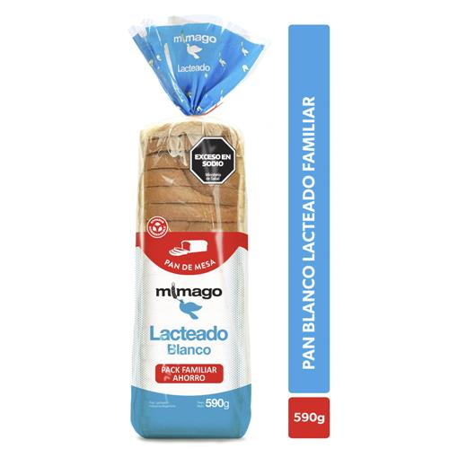 Pan De Mesa Lacteado Mimago 590g