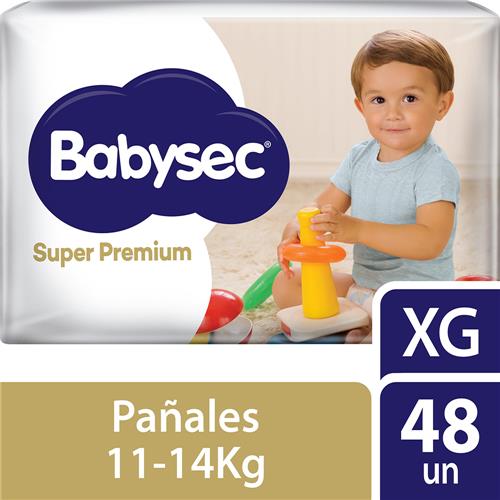 Pañales BABYSEC Super Premium Xg 48 Un
