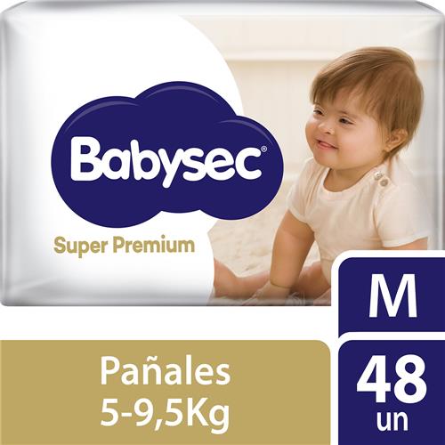 Pañales BABYSEC Super Premium M 48 Un