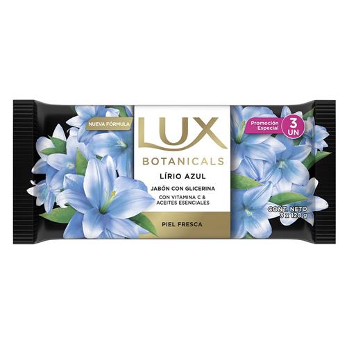 Jabón Glicerina Lirio Azul X3 Lux 360g