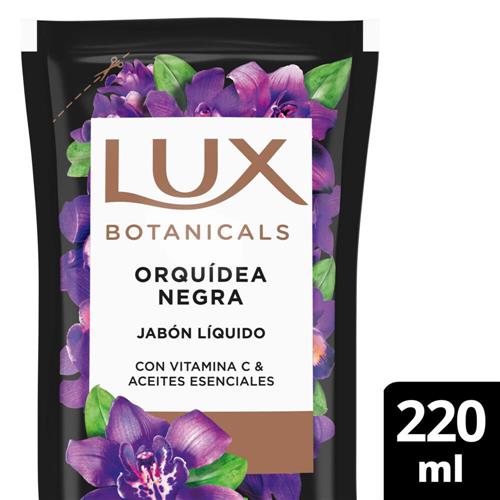 Jabón Liquido Para Manos LUX Botanic Orquidea Negra Doypack 220 Ml