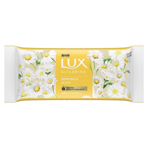 Jabón Glicerina Manzanilla LUX 270g
