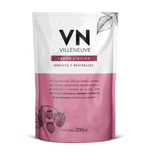 Jabón Liquido Fragancia Berries Villeneuve 200ml