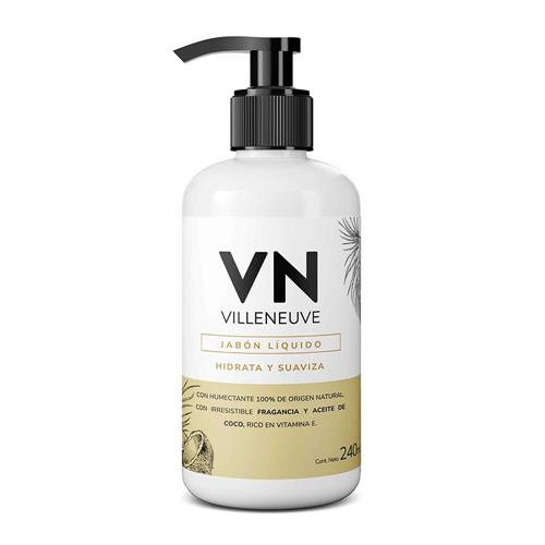 Jabón Liquido Fragancia Coco Villeneuve 240ml