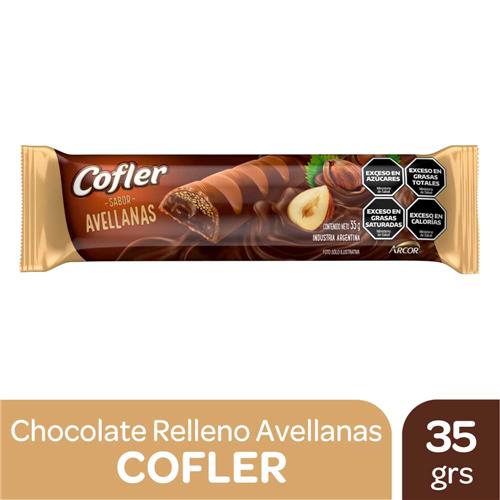 Chocolate Relleno De Avellana Cofler 35g