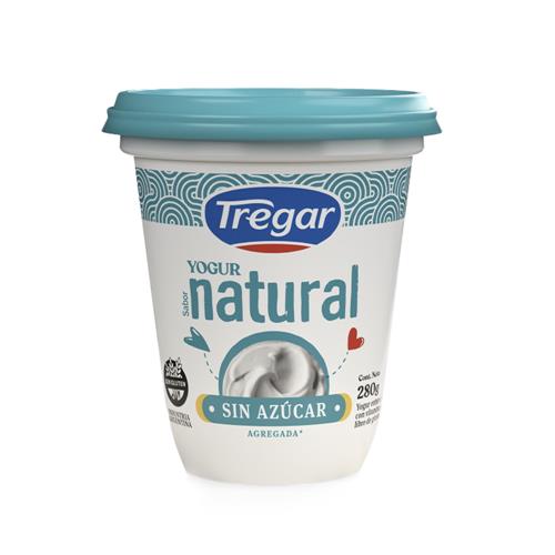 Yogur Entero Natural Sin Azucar Tregar 280g
