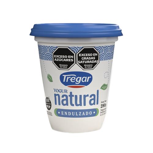 Yogur Entero Natural Endulzado Tregar 280g
