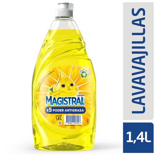 Detergente MAGISTRAL Ultra Limón Botella 1,4lt