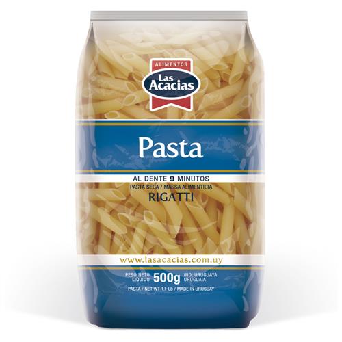Fideos Rigatti LAS ACACIAS 500g