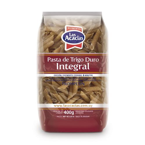 Fideo trompetin integral LAS ACACIAS 400g