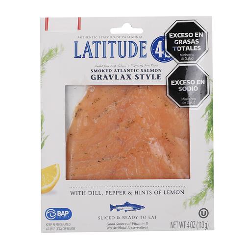 Salmon Rosado Ahum.Sli.Grav.Latitude 45 Paq 113 Grm