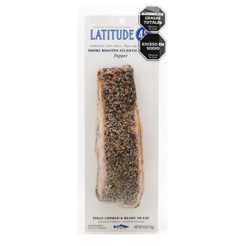 Salmon Rosado Ahumado Con Pimienta Latitude 45 113g