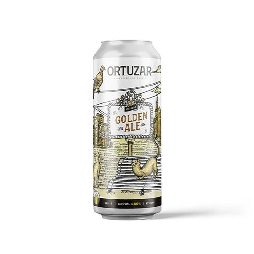 Cerveza Golden Ale Ortuzar 473cc