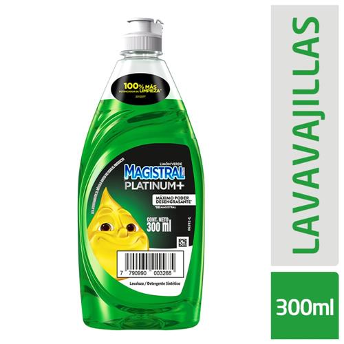 Detergente MAGISTRAL Platinum Limón Verde Botella 300ml