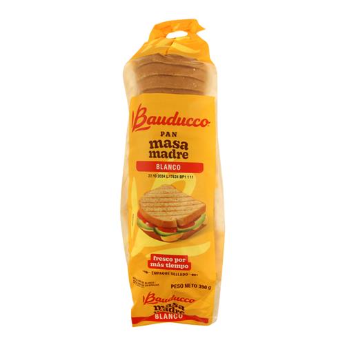 Pan De Mesa Lactal Blanco Bauducco 390g