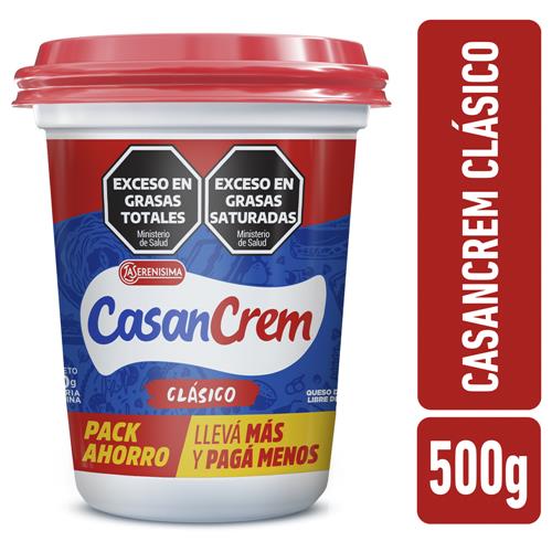 Queso Crema Clásico CASANCREM 500gr