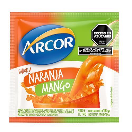 Jugo En Polvo Naranja Mango Arcor 15g