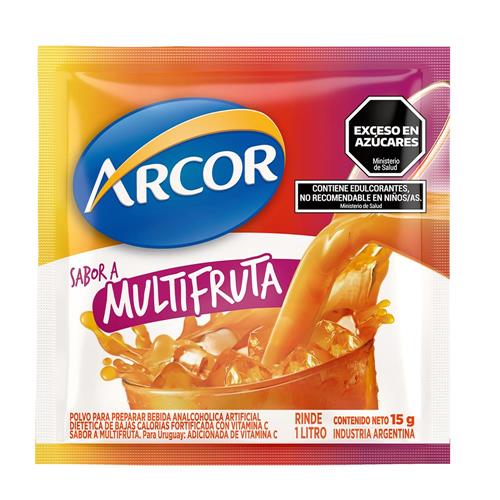 Jugo En Polvo Multifruta Arcor 15g