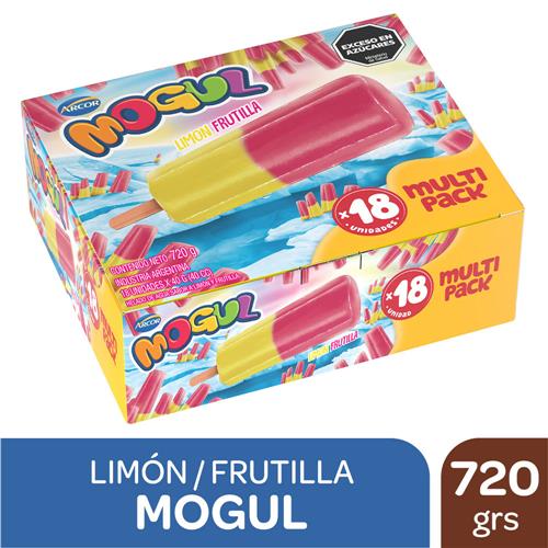 Palito Helado Limón Frutilla X18 Mogul 720g