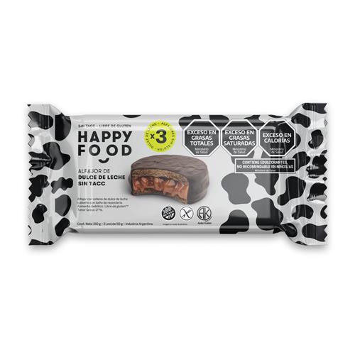 Alfajor De Dulce De Leche Sin Azúcar Happy Food 150g